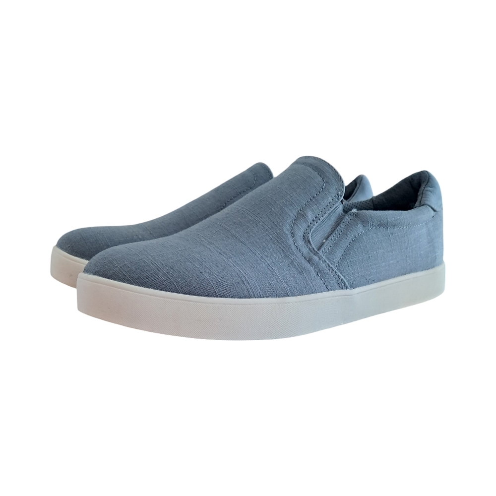Dr. Scholl's Women's Madison Slip On Shoes Blue Linen Size 7.5 M New Tiny Defect - Picture 9 of 13